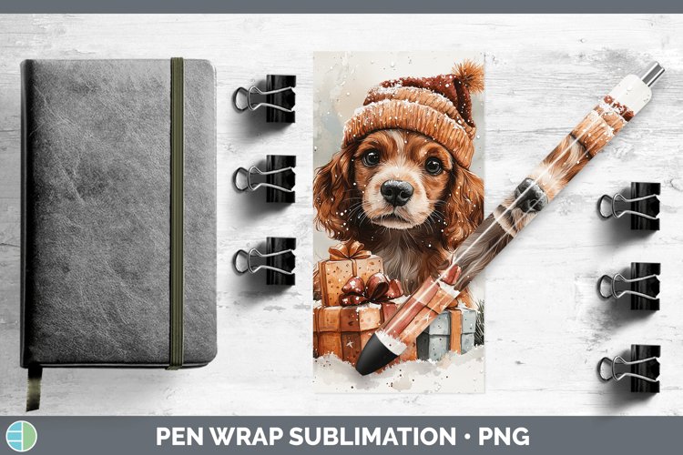 GorgeousChristmas Santa Pen Wrap design.