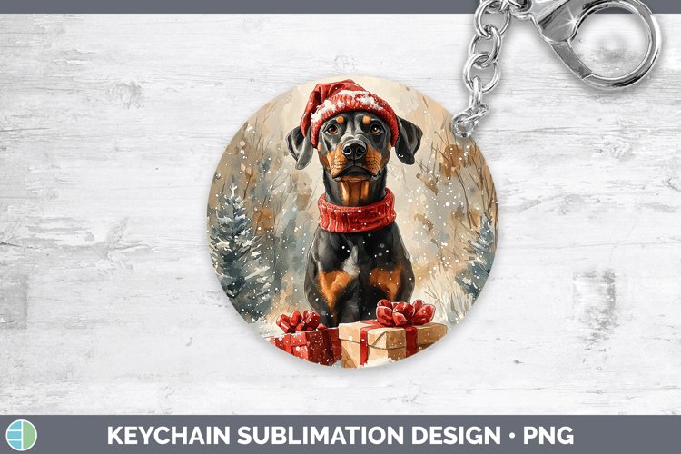 GorgeousChristmas Santa Keychain design.