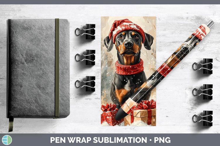 GorgeousChristmas Santa Pen Wrap design.