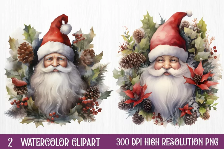 Christmas Santa Gnome Clipart Sublimation, Christmas PNG