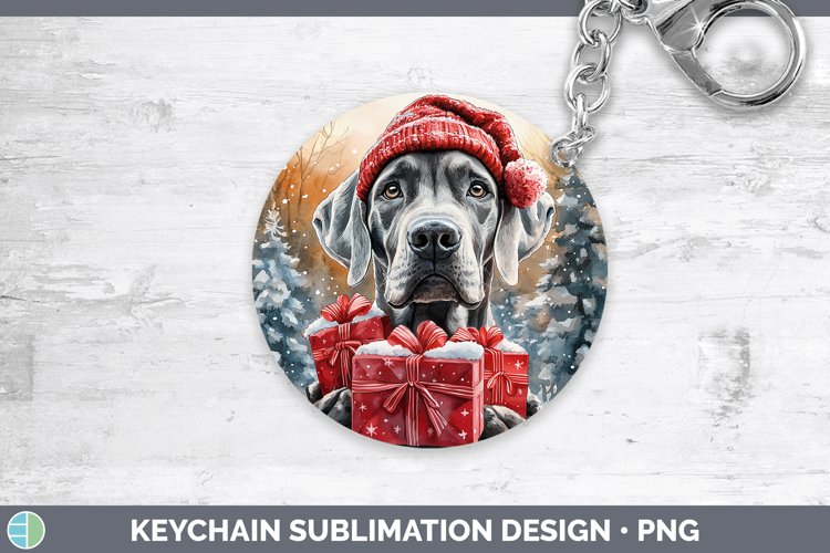 GorgeousChristmas Santa Keychain design.