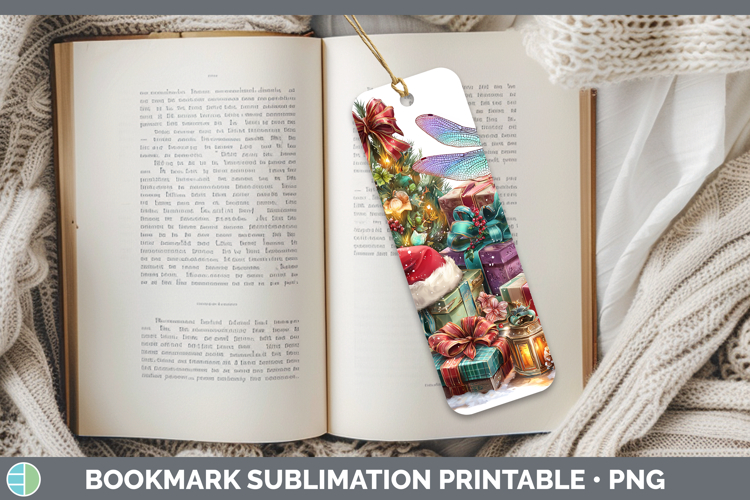 Printable Christmas Bookmark Image 12