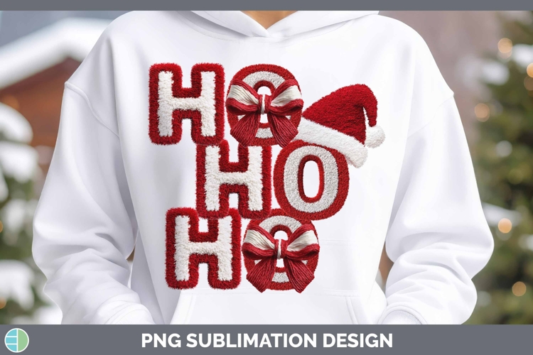 Santa Ho Ho Ho Christmas Shirt Sublimation Design