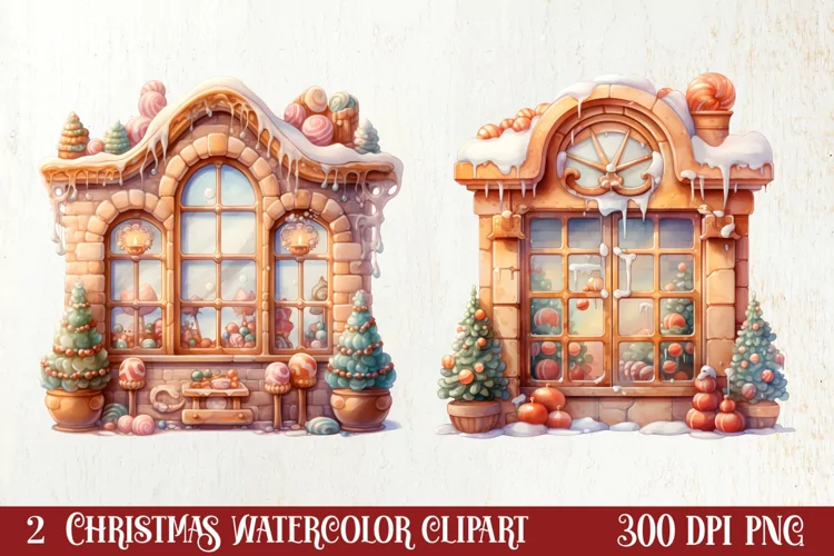 Christmas Santa House Clipart, Christmas PNG
