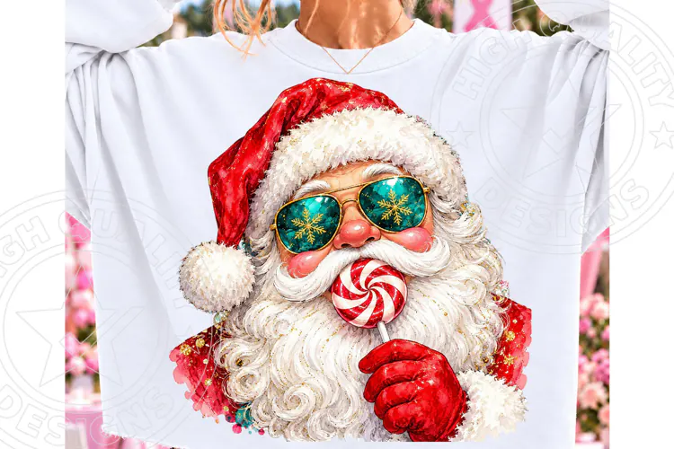 Christmas Santa PNG Retro Santa Claus
