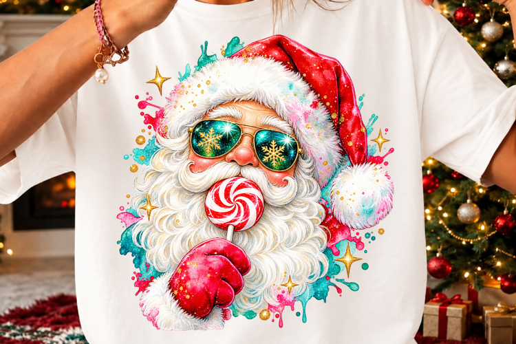 Christmas Santa PNG Retro Santa Claus