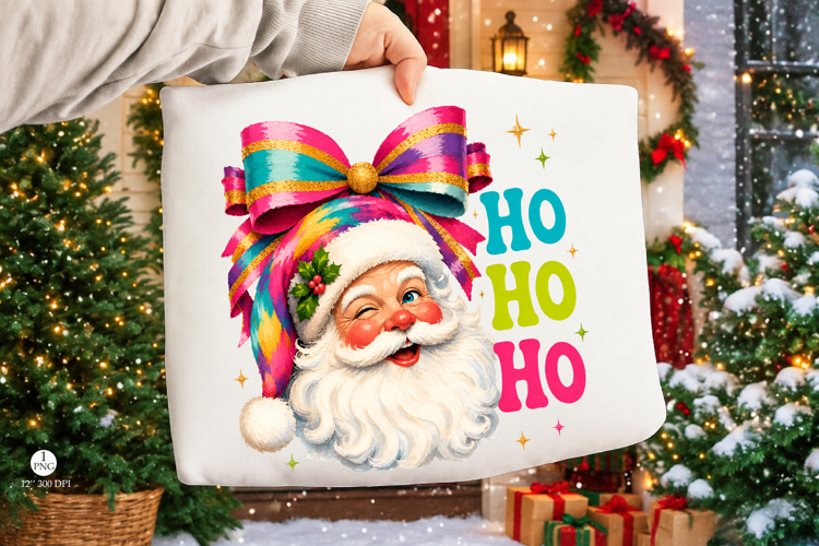 Christmas Santa Sublimation PNG Design