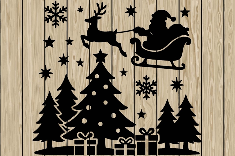 Santa Silhouettes Image 23