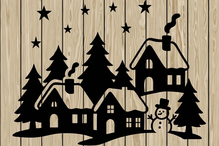 Santa Silhouettes Image 22