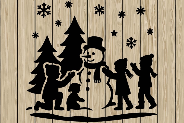 Santa Silhouettes Image 20