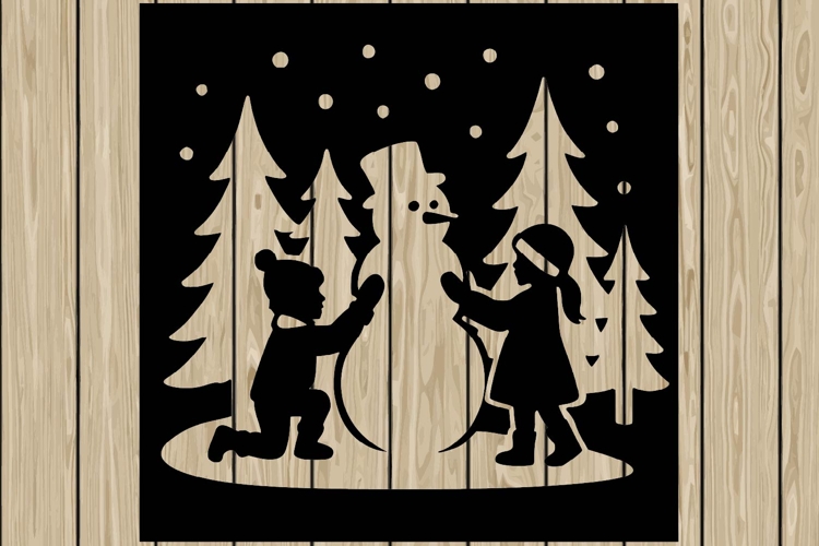 Santa Silhouettes Image 14