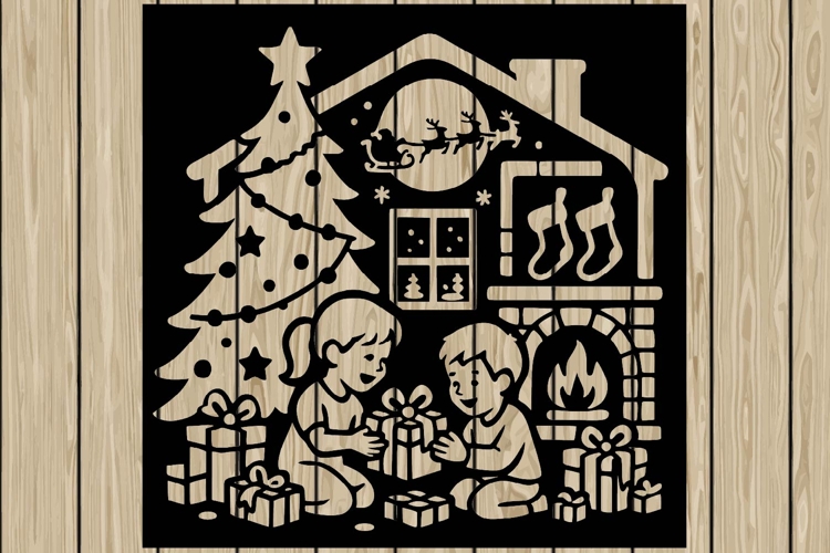 Santa Silhouettes Image 9