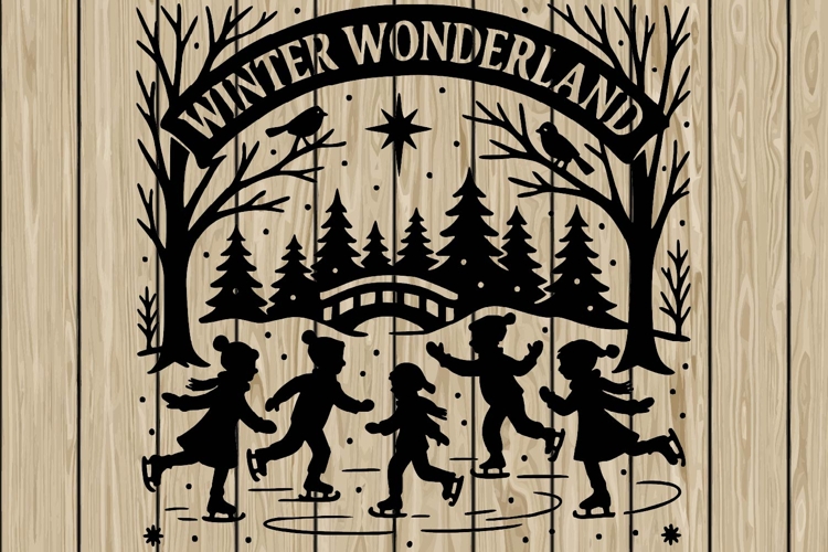 Santa Silhouettes Image 5