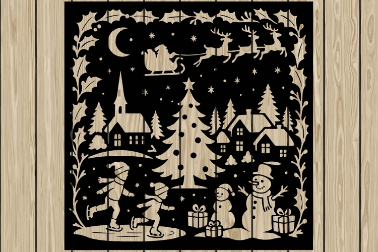 Santa Silhouettes Image 20