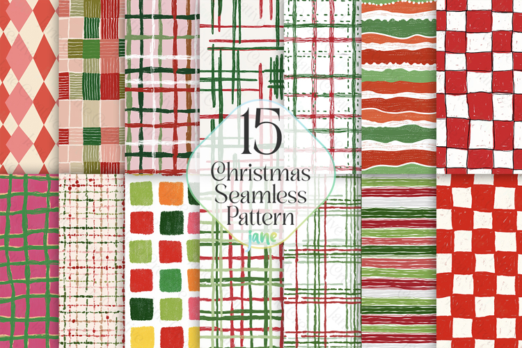 Christmas Seamless Pattern Bundle