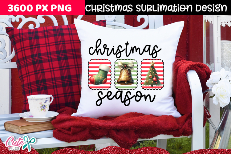 Christmas Season Sublimation Design