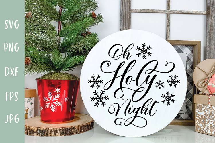 Christmas Round Svg Image 11
