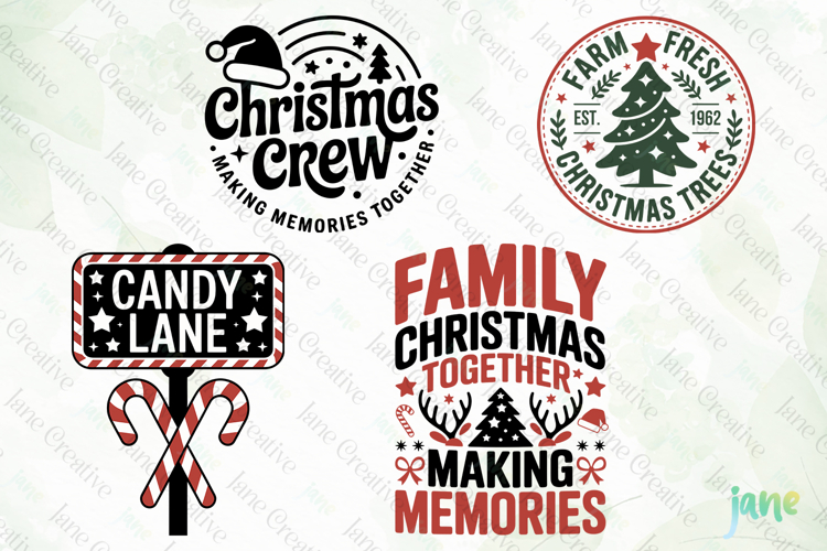 Christmas Signs SVG PNG