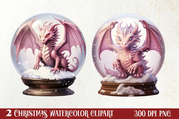 Christmas In Snow Globe Clipart Sublimation, Christmas SVG