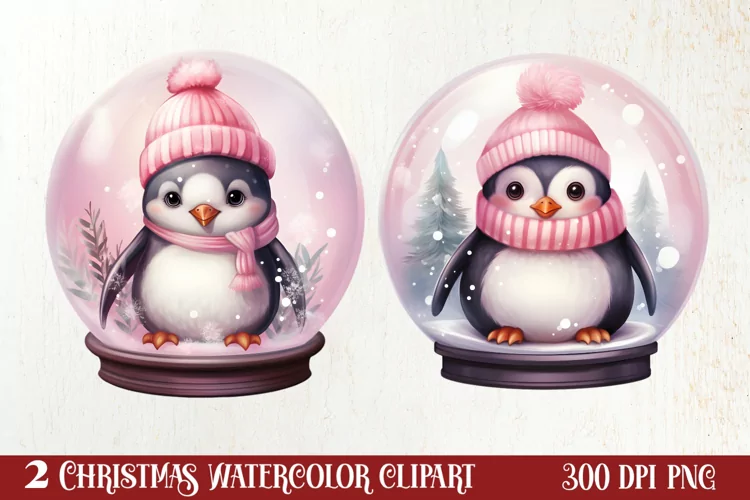 Christmas In Snow Globe Clipart Sublimation, Christmas SVG