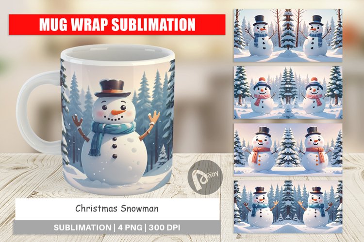 Christmas Snowman Clipart