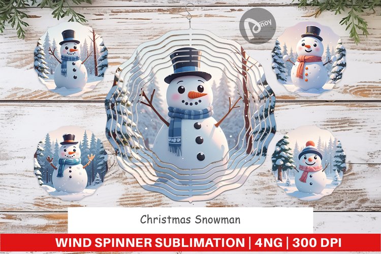 Christmas Snowman Clipart Image 4