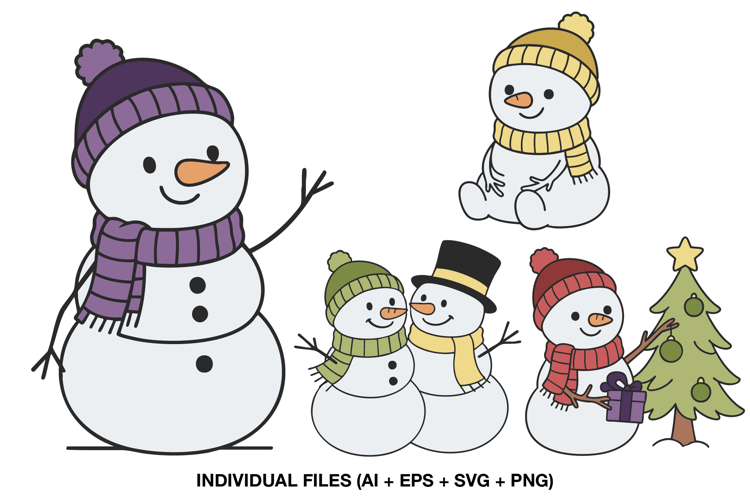 Snowman Clipart Image 3