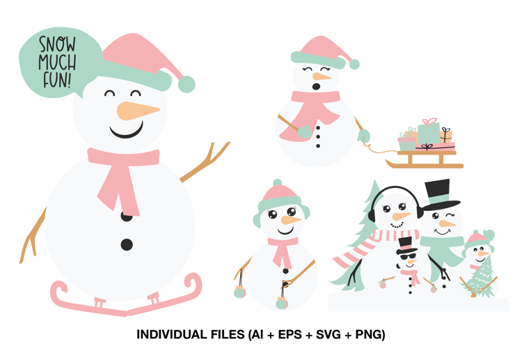  Snowman Illustration