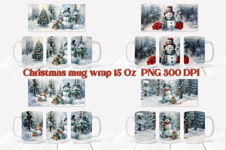 Christmas Mug Sublimation Template  Image 2