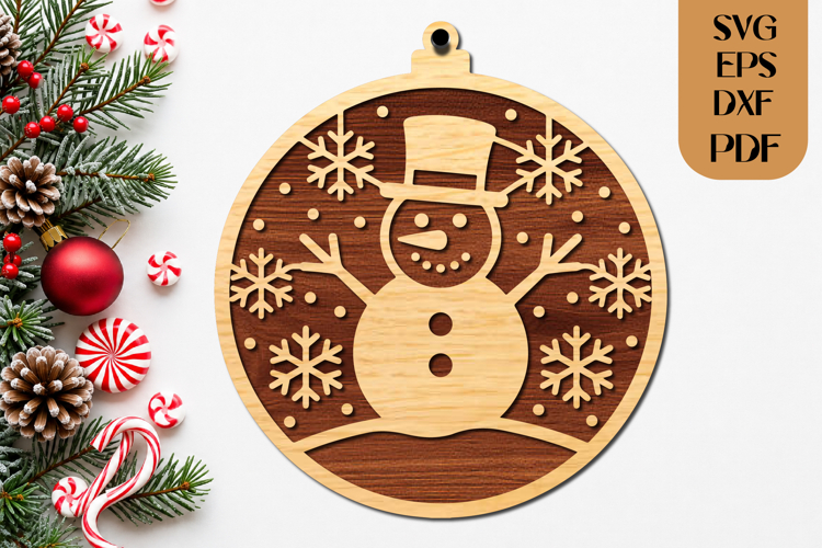 Christmas Snowman Svg Image 21