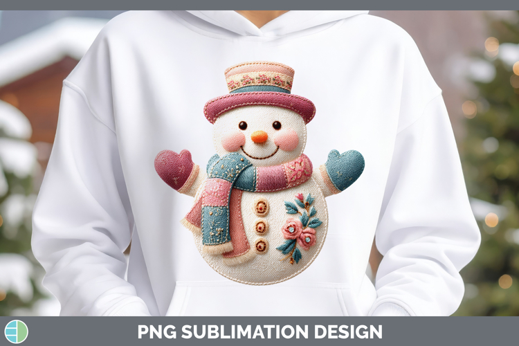 Christmas Snowman Clipart Image 8
