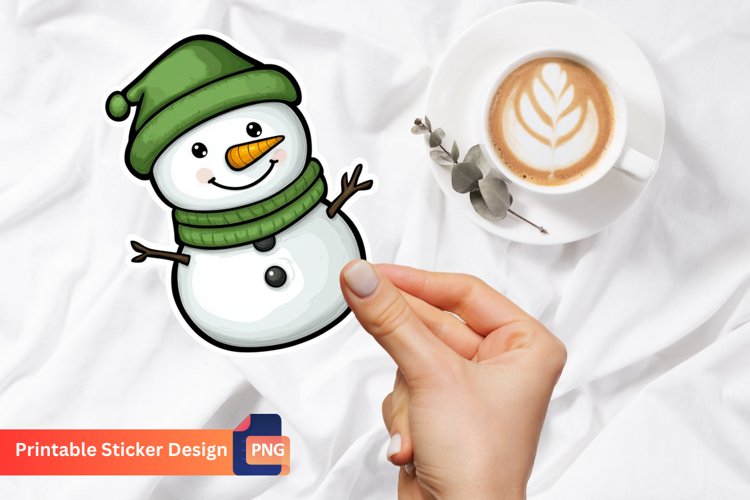 Cute Snowman Clipart Image 18
