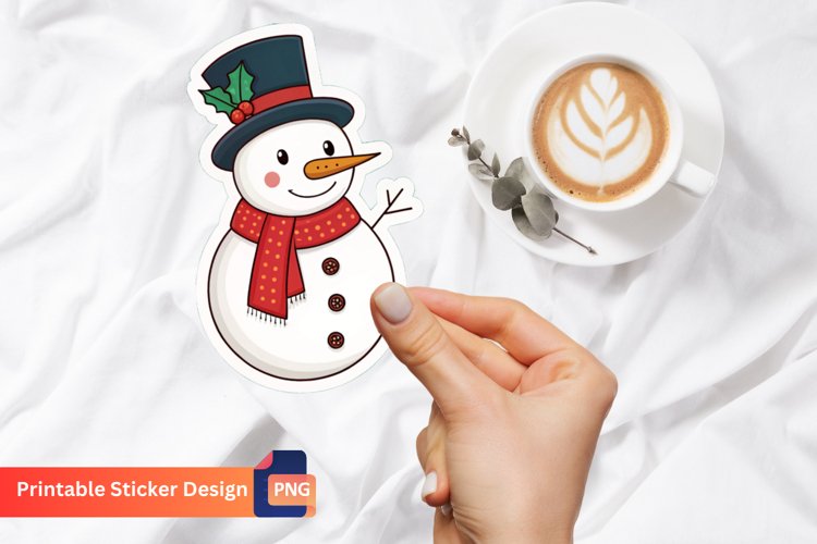 Cute Snowman Clipart Image 17