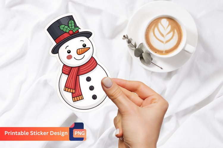 Cute Snowman Clipart Image 16