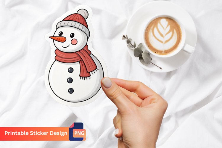 Cute Snowman Clipart Image 11