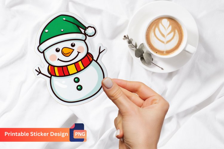 Cute Snowman Clipart Image 19