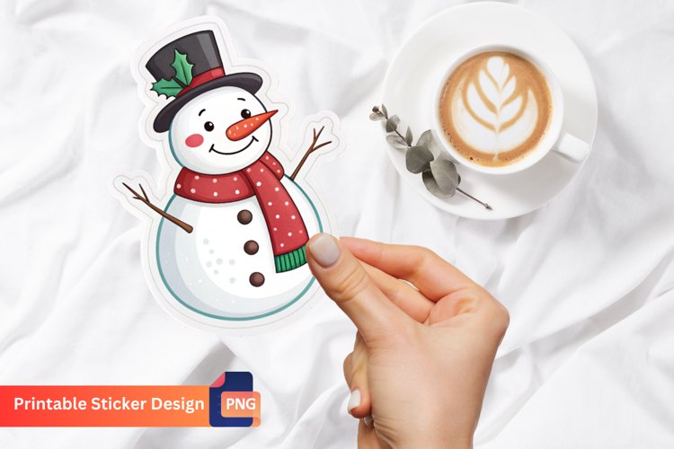 Cute Snowman Clipart Image 15