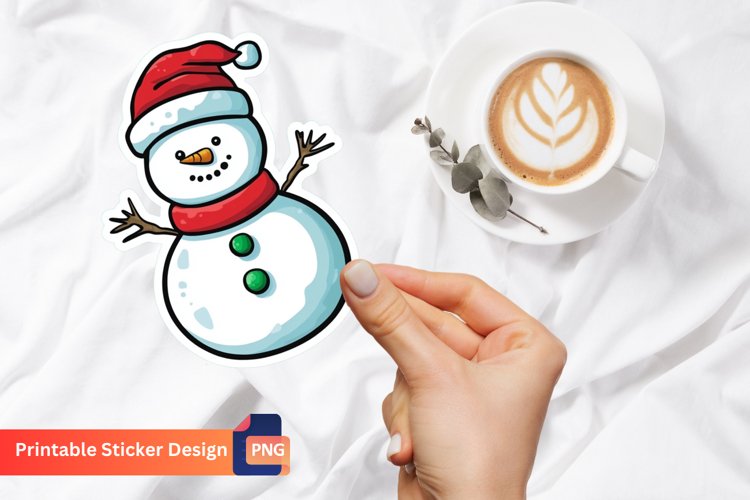Cute Snowman Clipart Image 15