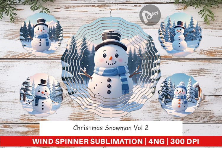 Christmas Snowman Clipart Image 24