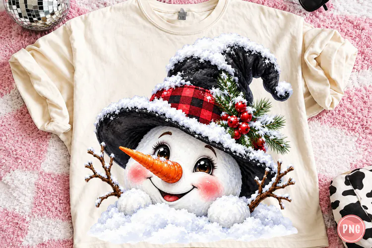 Christmas Snowman Winter Hat PNG