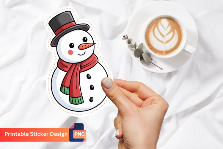 Christmas Snowman Clipart Image 11