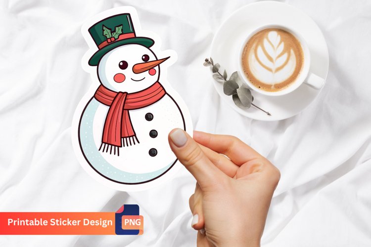 Cute Snowman Clipart Image 24