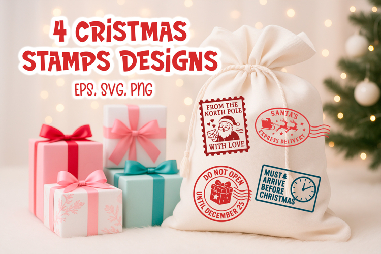 Christmas Sack Svg Image 9