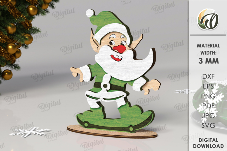 3D Christmas SVG Image 8