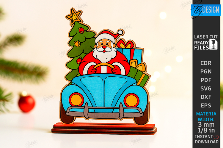 3D Christmas SVG Image 4