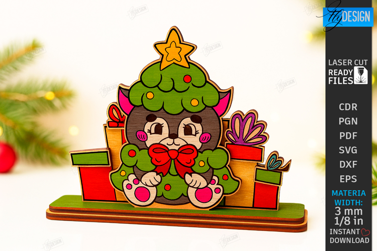 3D Christmas SVG Image 2