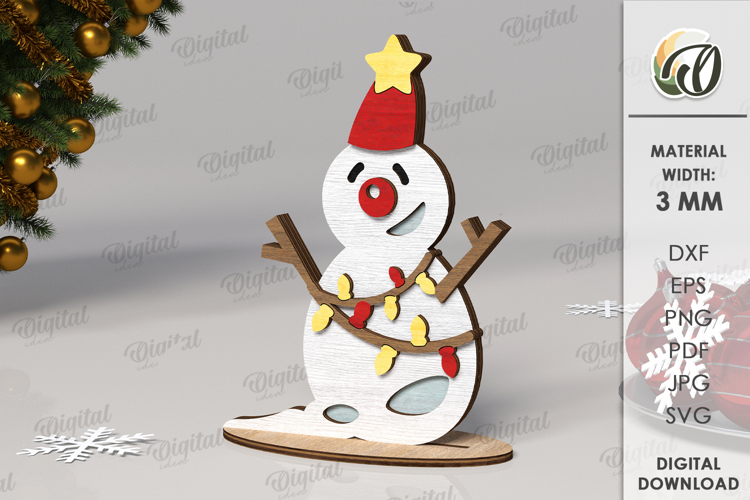 3D Christmas SVG