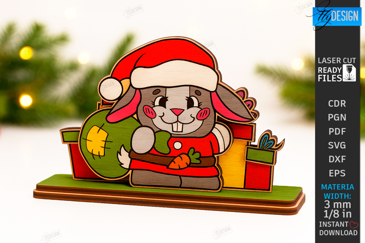 3D Christmas SVG Image 24