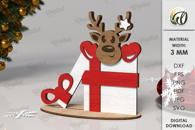 3D Christmas SVG Image 24