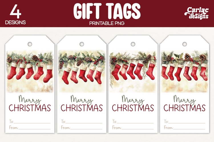 Christmas Stocking Clipart Image 14